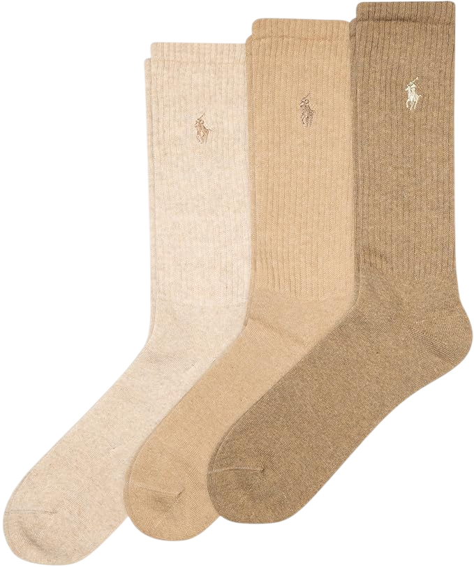 Men's Crew Sock, Oatmeal Heather by Rototo